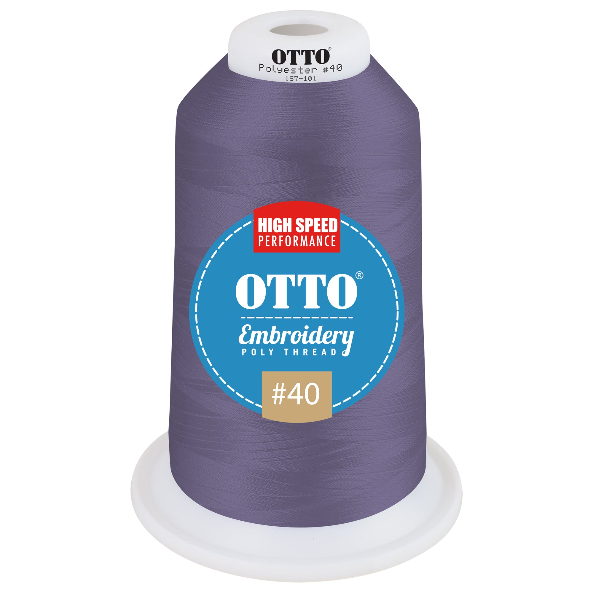 Front View of 42364 - Thread 42364 OTTO Embroidery Poly Thread #40 5,500 yd. King Cone