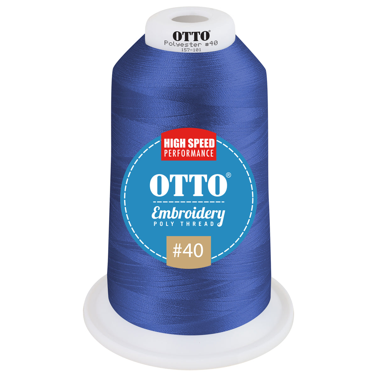 Front View of 42736 - Thread 42736 OTTO Embroidery Poly Thread #40 5,500 yd. King Cone
