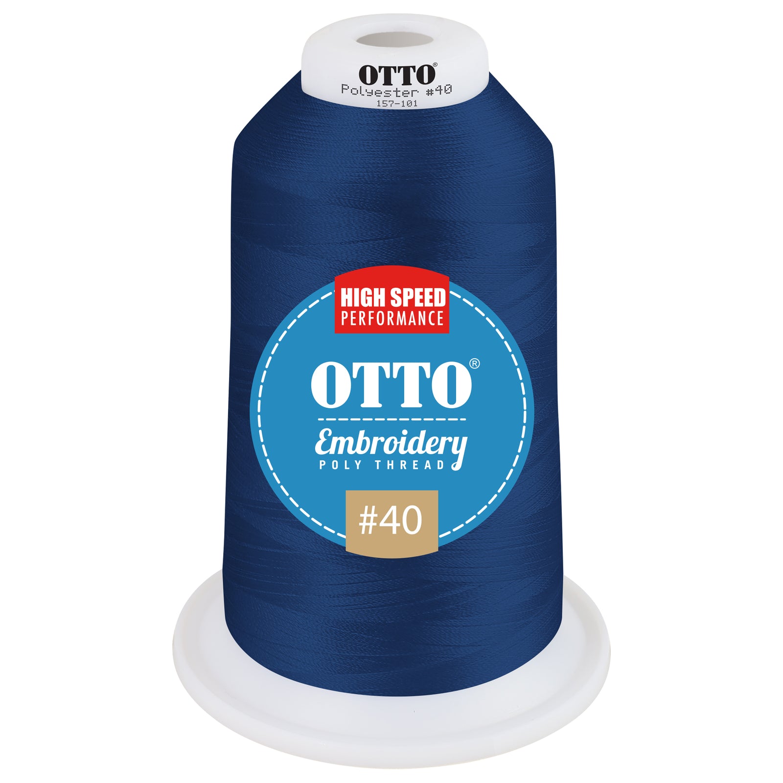 Front View of 42767 - Thread 42767 OTTO Embroidery Poly Thread #40 5,500 yd. King Cone