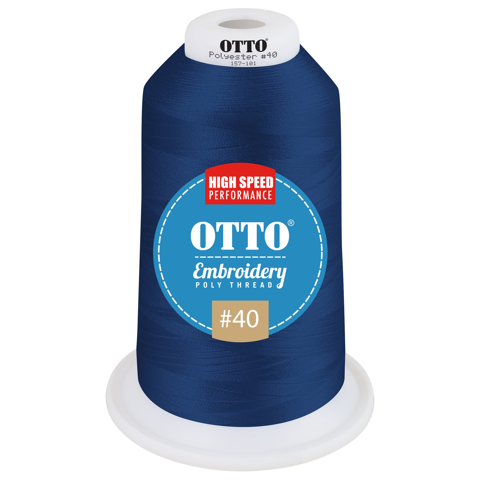 Front View of 42767 - Thread 42767 OTTO Embroidery Poly Thread #40 5,500 yd. King Cone