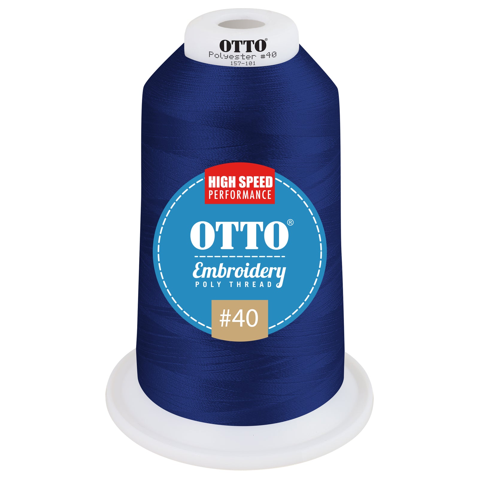 Front View of 42768 - Thread 42768 OTTO Embroidery Poly Thread #40 5,500 yd. King Cone