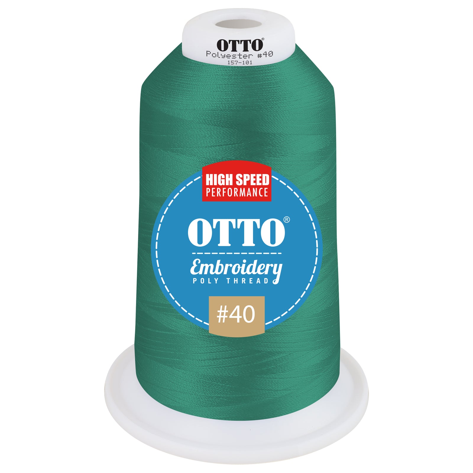 Front View of 43295 - Thread 43295 OTTO Embroidery Poly Thread #40 5,500 yd. King Cone