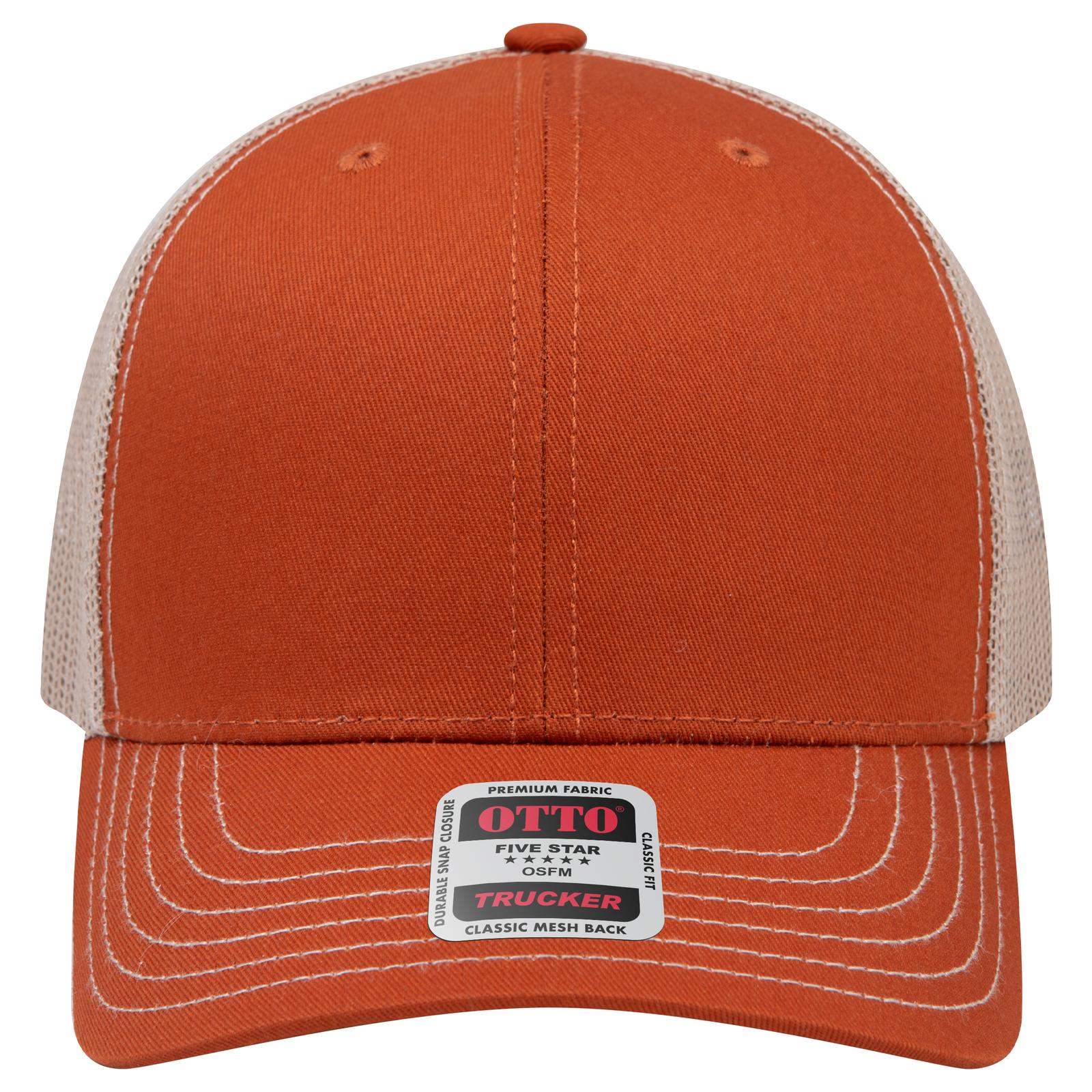 Right View of 444432 - Tx.Org/Tx.Org/Kha OTTO CAP 6 Panel Mid Profile Mesh Back Trucker Hat