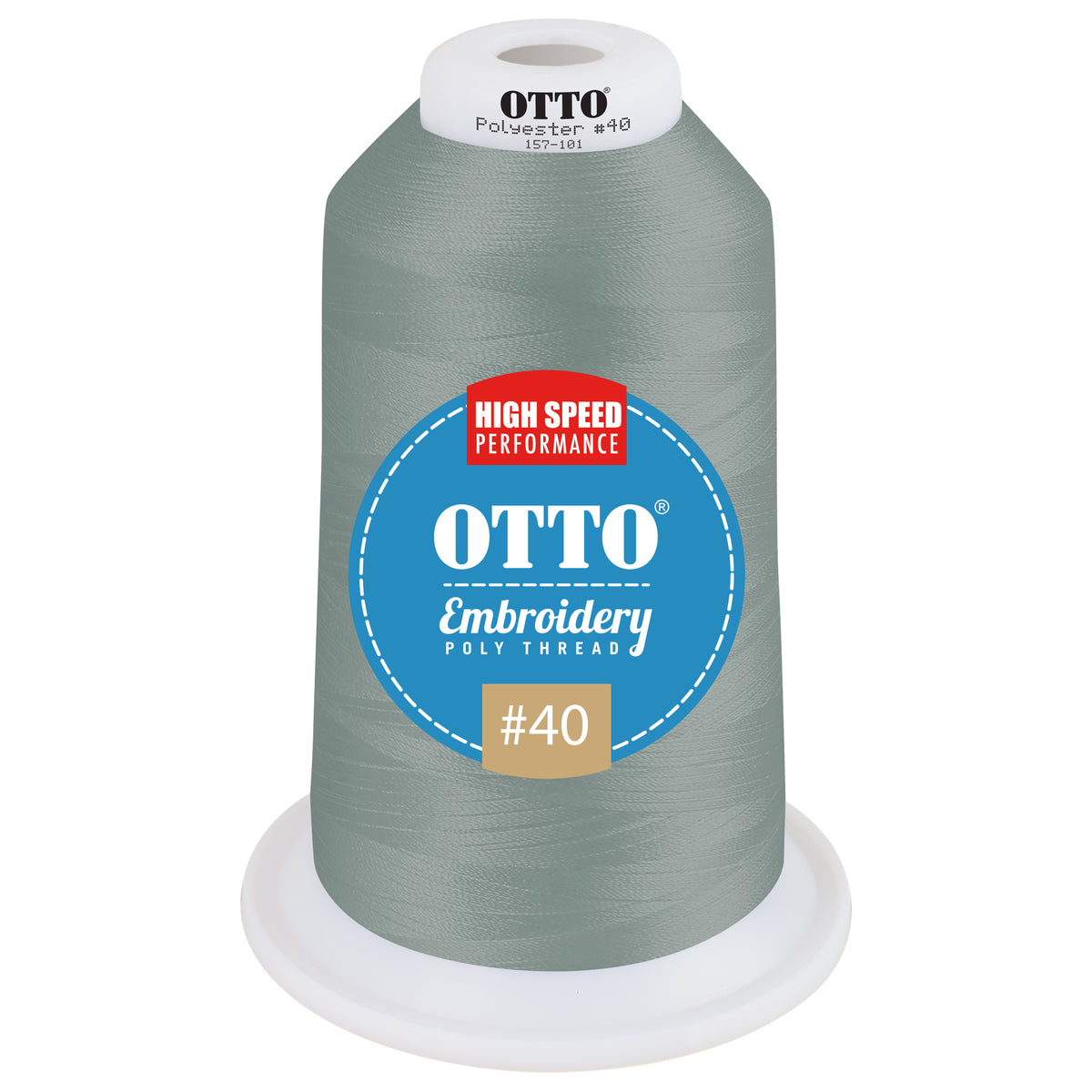 Front View of 45507 - Thread 45507 OTTO Embroidery Poly Thread #40 5,500 yd. King Cone