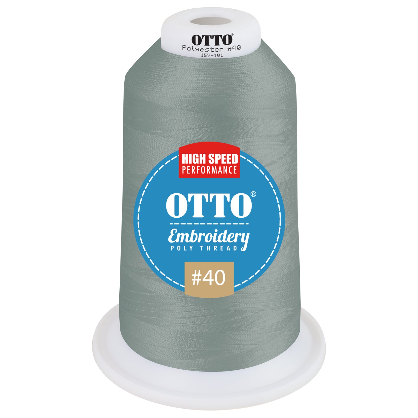Front View of 45507 - Thread 45507 OTTO Embroidery Poly Thread #40 5,500 yd. King Cone