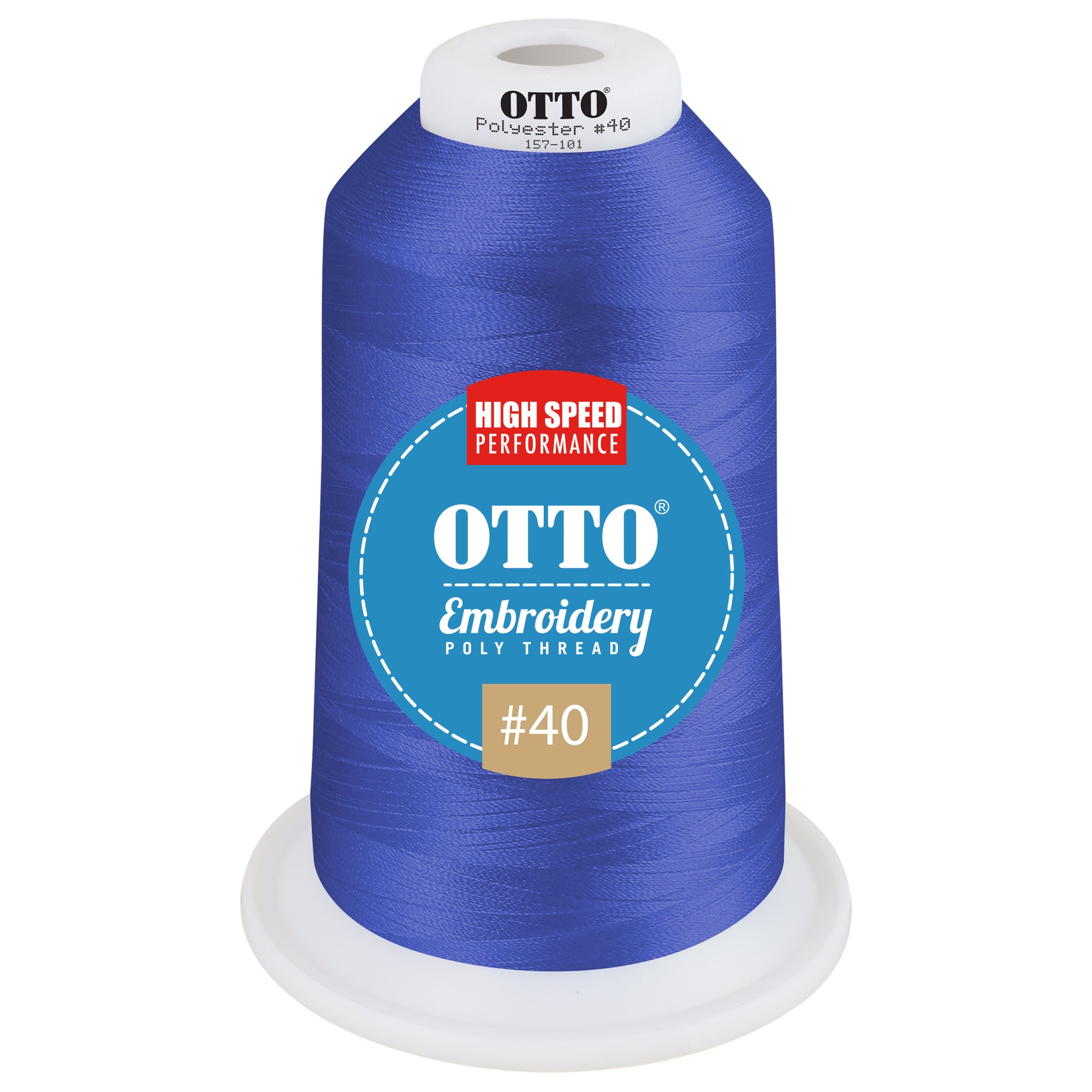 Front View of 45510 - Thread 45510 OTTO Embroidery Poly Thread #40 5,500 yd. King Cone