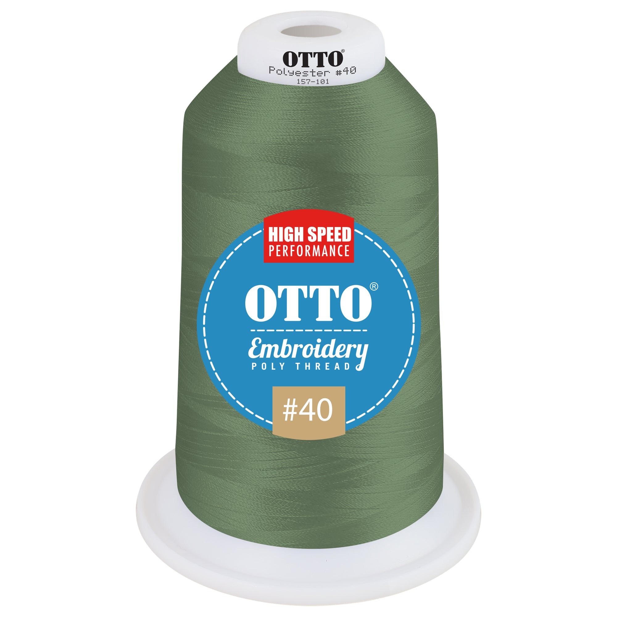 Front View of 45615 - Thread 45615 OTTO Embroidery Poly Thread #40 5,500 yd. King Cone