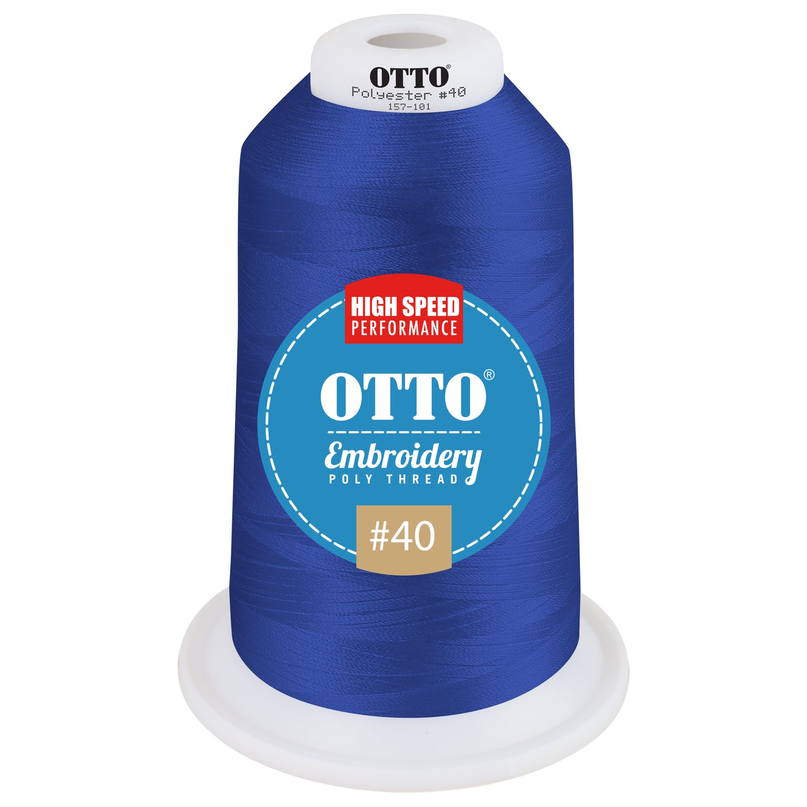 Front View of 45740 - Thread 45740 OTTO Embroidery Poly Thread #40 5,500 yd. King Cone