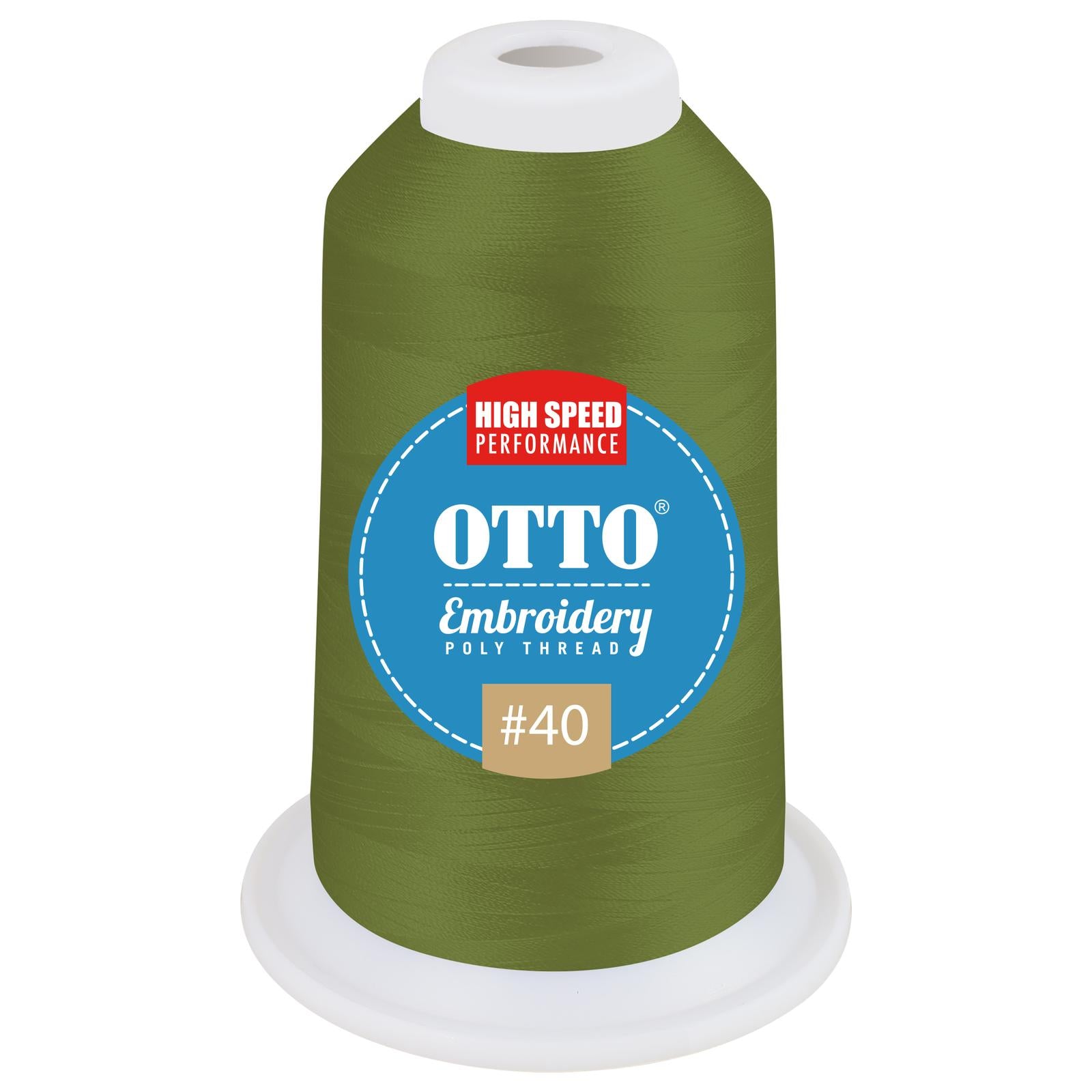 Front View of 45757 - Thread 45757 OTTO Embroidery Poly Thread #40 1,100 yd. Cone