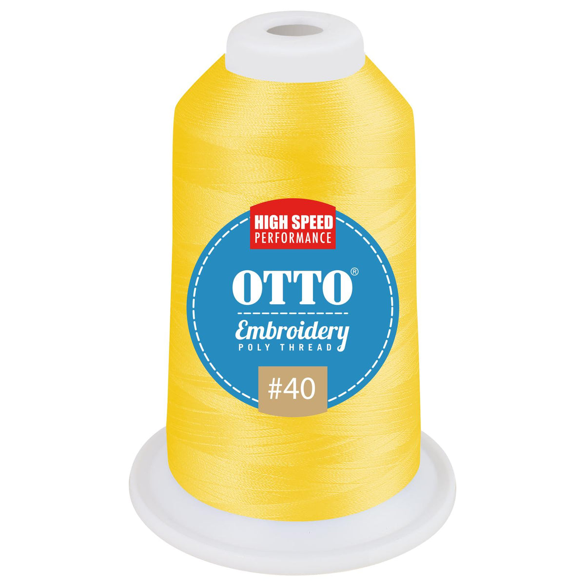 Front View of 47405 - Thread 47405 OTTO Embroidery Poly Thread #40 1,100 yd. Cone