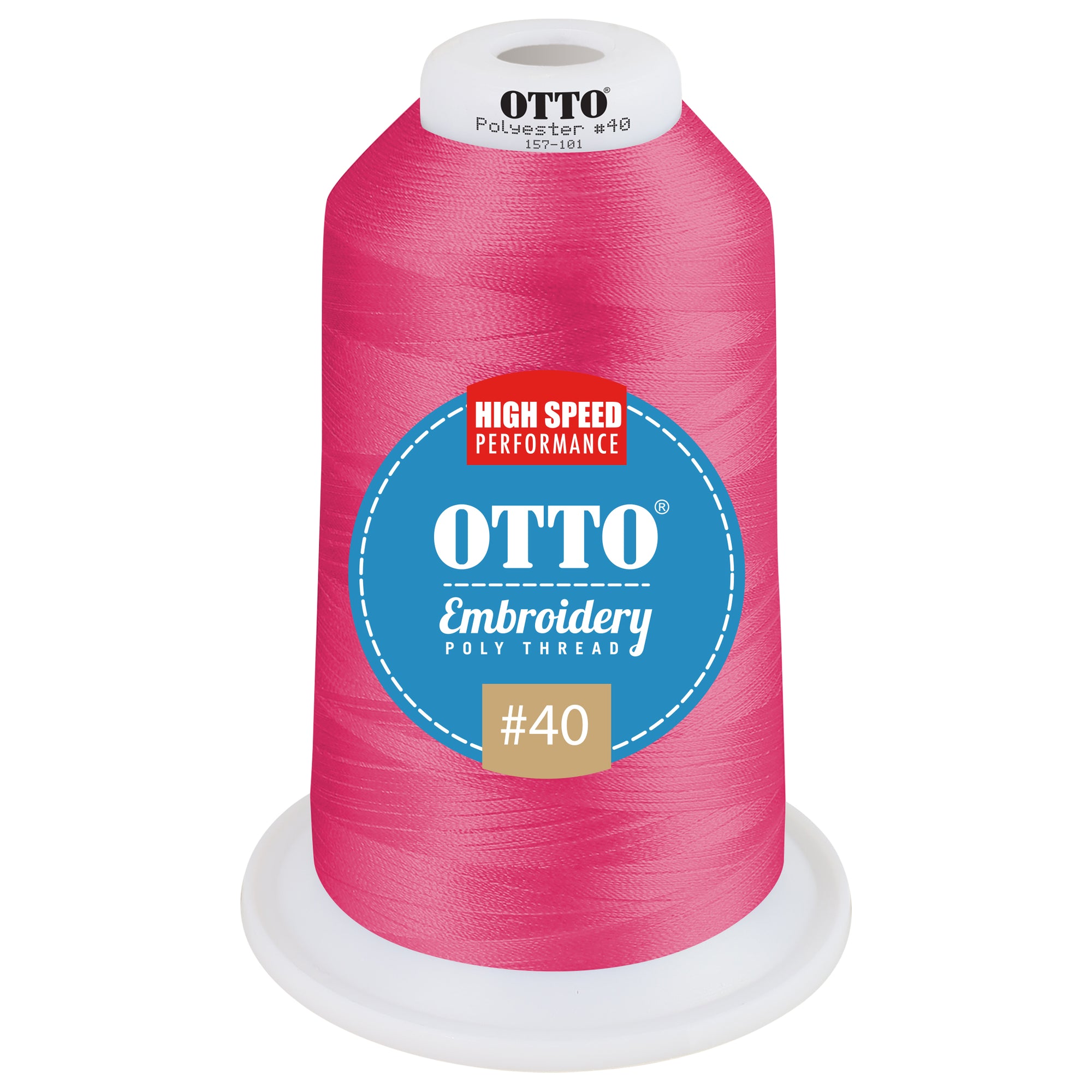 Front View of 47425 - Thread 47425 OTTO Embroidery Poly Thread #40 5,500 yd. King Cone