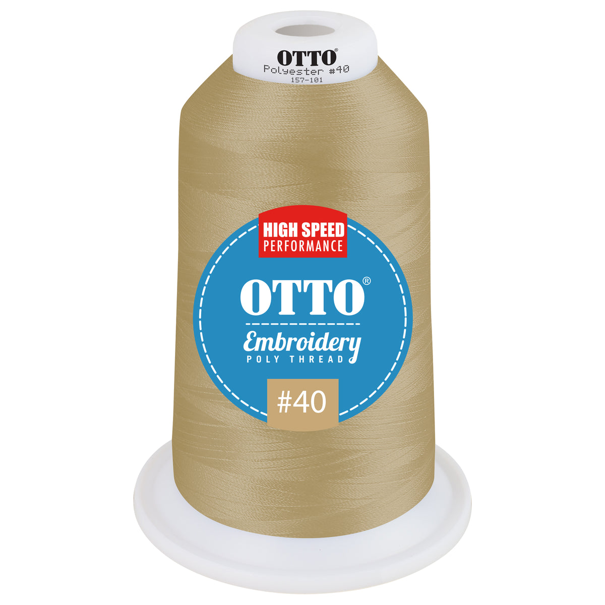 Front View of 47503 - Thread 47503 OTTO Embroidery Poly Thread #40 5,500 yd. King Cone