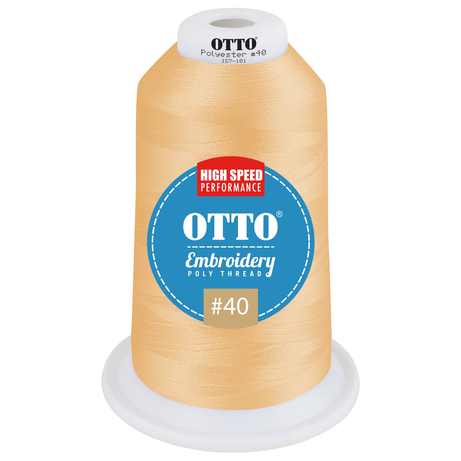 Front View of 47509 - Thread 47509 OTTO Embroidery Poly Thread #40 5,500 yd. King Cone