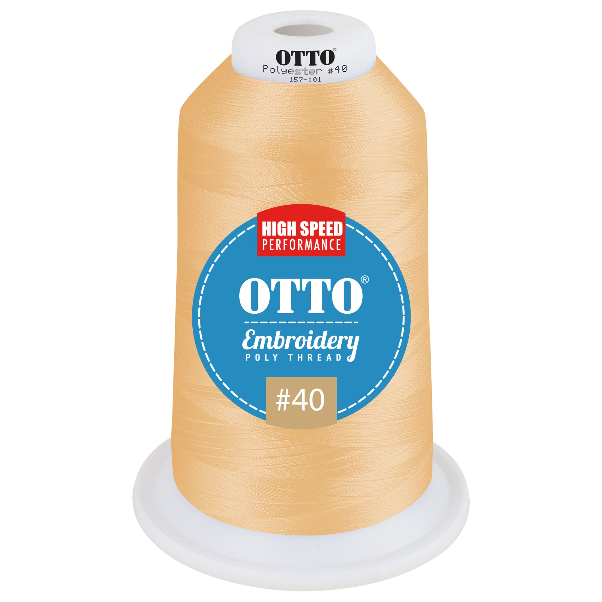 Front View of 47509 - Thread 47509 OTTO Embroidery Poly Thread #40 5,500 yd. King Cone