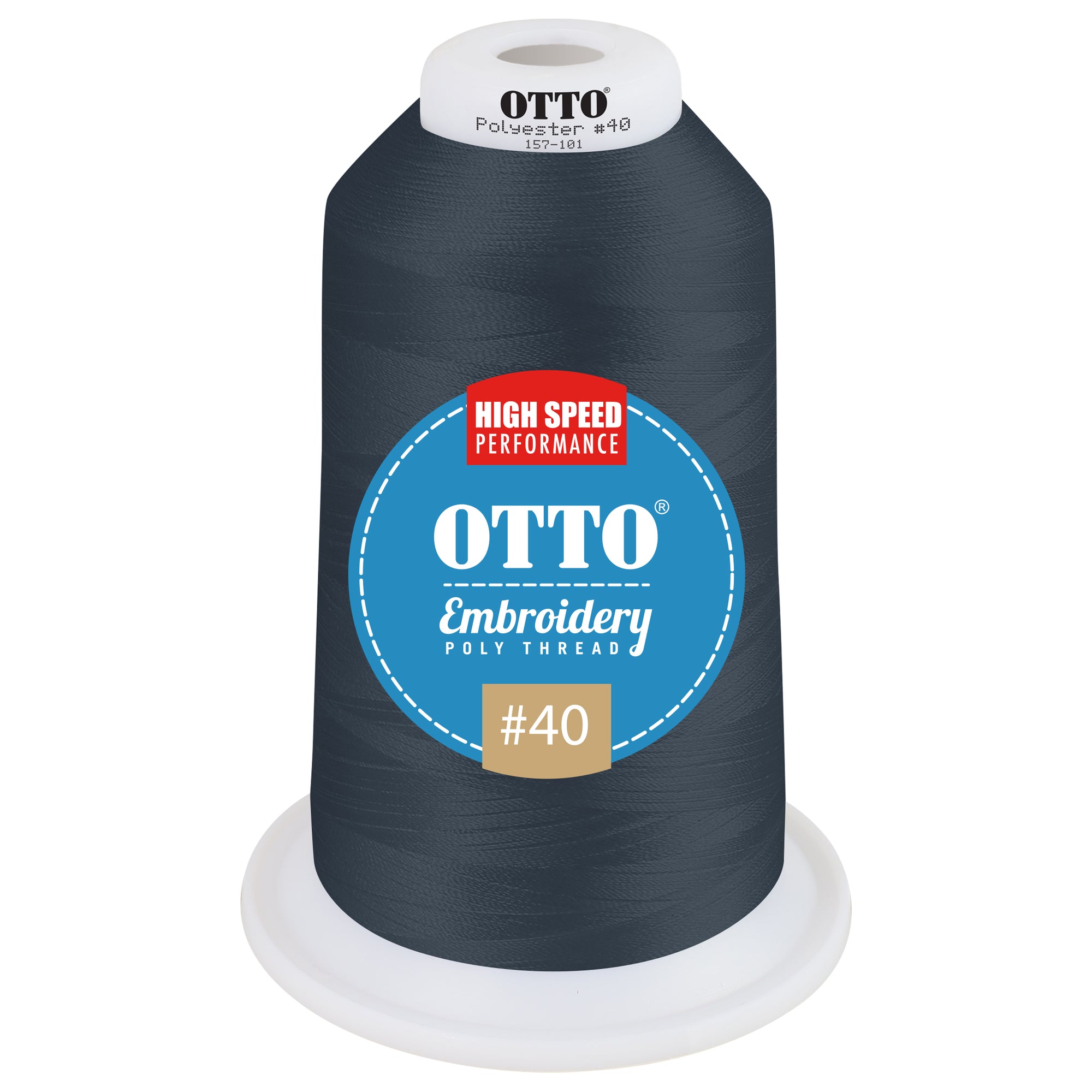 Front View of 47546 - Thread 47546 OTTO Embroidery Poly Thread #40 5,500 yd. King Cone