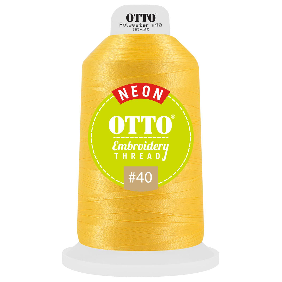 Front View of 47548 - Thread 47548 OTTO Embroidery Neon Thread #40 5,500 yd. King Cone