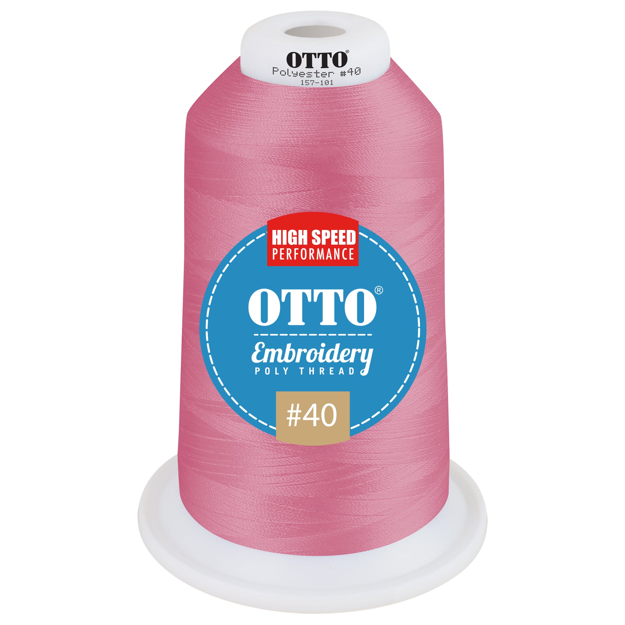Front View of 47634 - Thread 47634 OTTO Embroidery Poly Thread #40 5,500 yd. King Cone