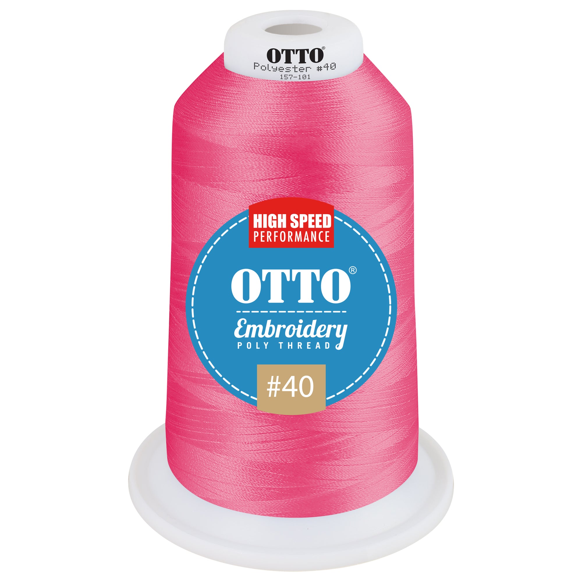 Front View of 47635 - Thread 47635 OTTO Embroidery Poly Thread #40 5,500 yd. King Cone