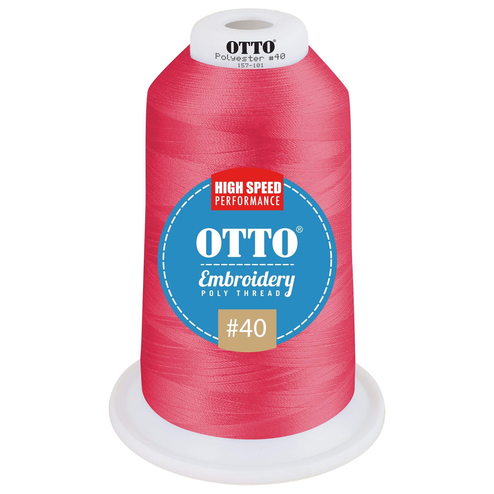 Front View of 47636 - Thread 47636 OTTO Embroidery Poly Thread #40 5,500 yd. King Cone
