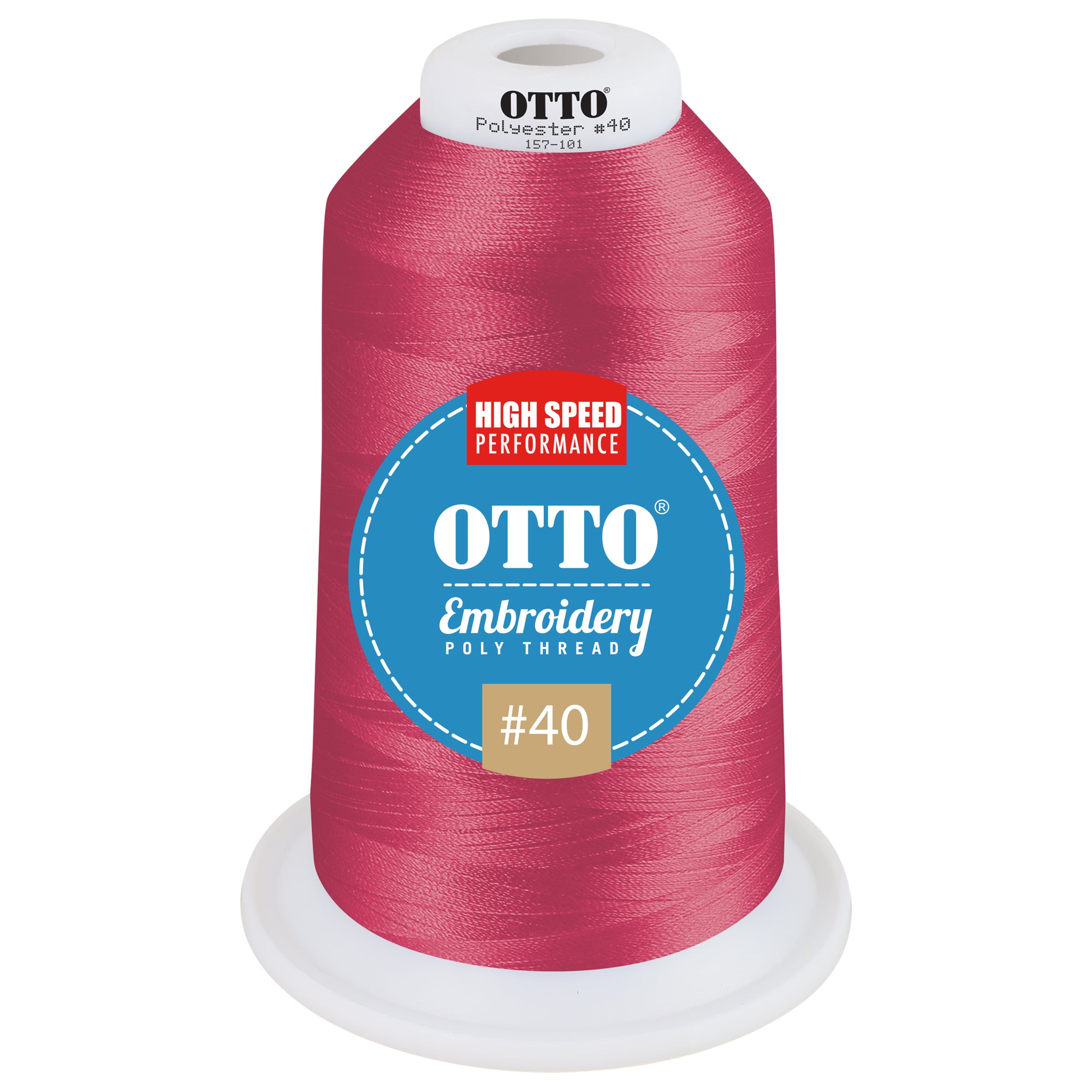 Front View of 47641 - Thread 47641 OTTO Embroidery Poly Thread #40 5,500 yd. King Cone