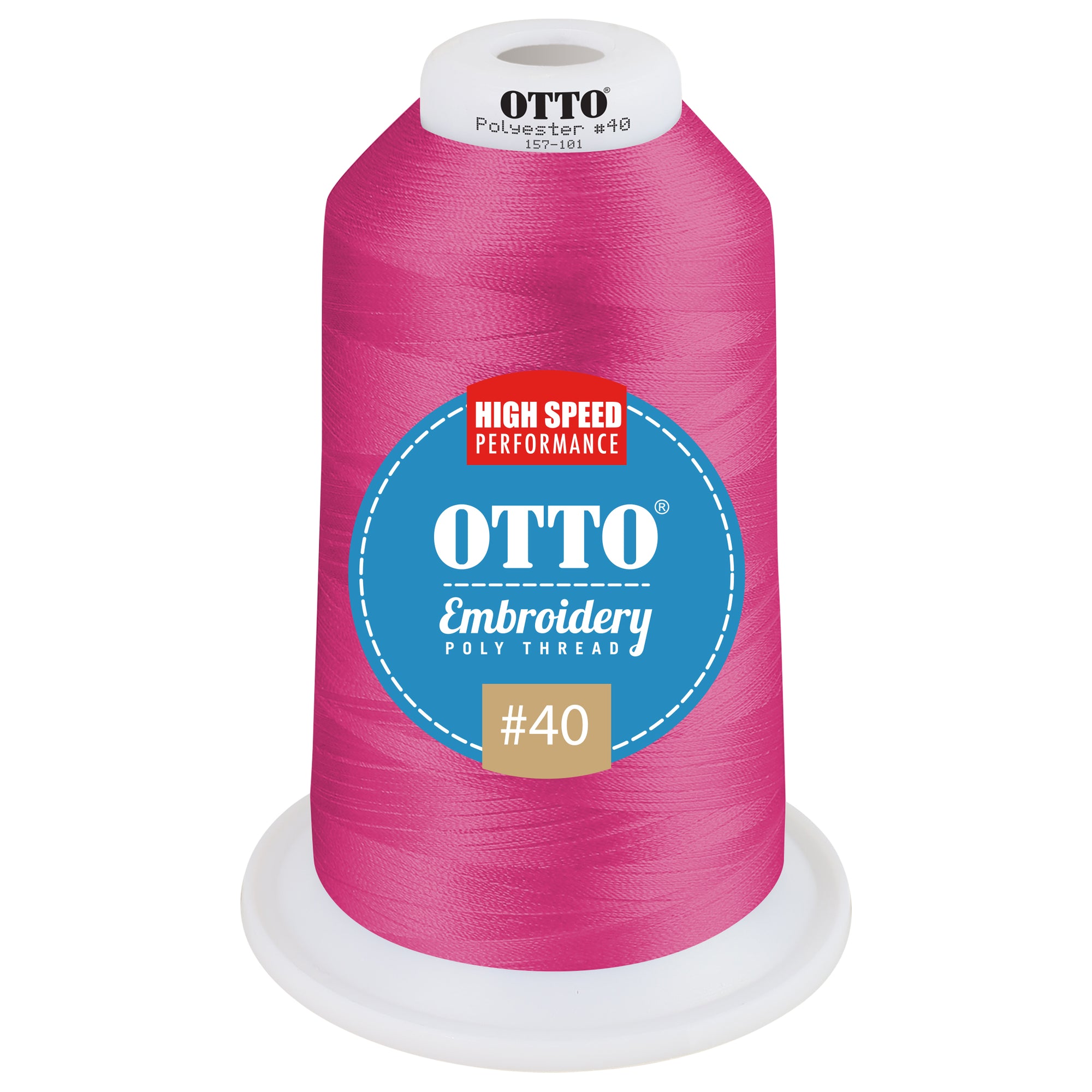 Front View of 47648 - Thread 47648 OTTO Embroidery Poly Thread #40 5,500 yd. King Cone