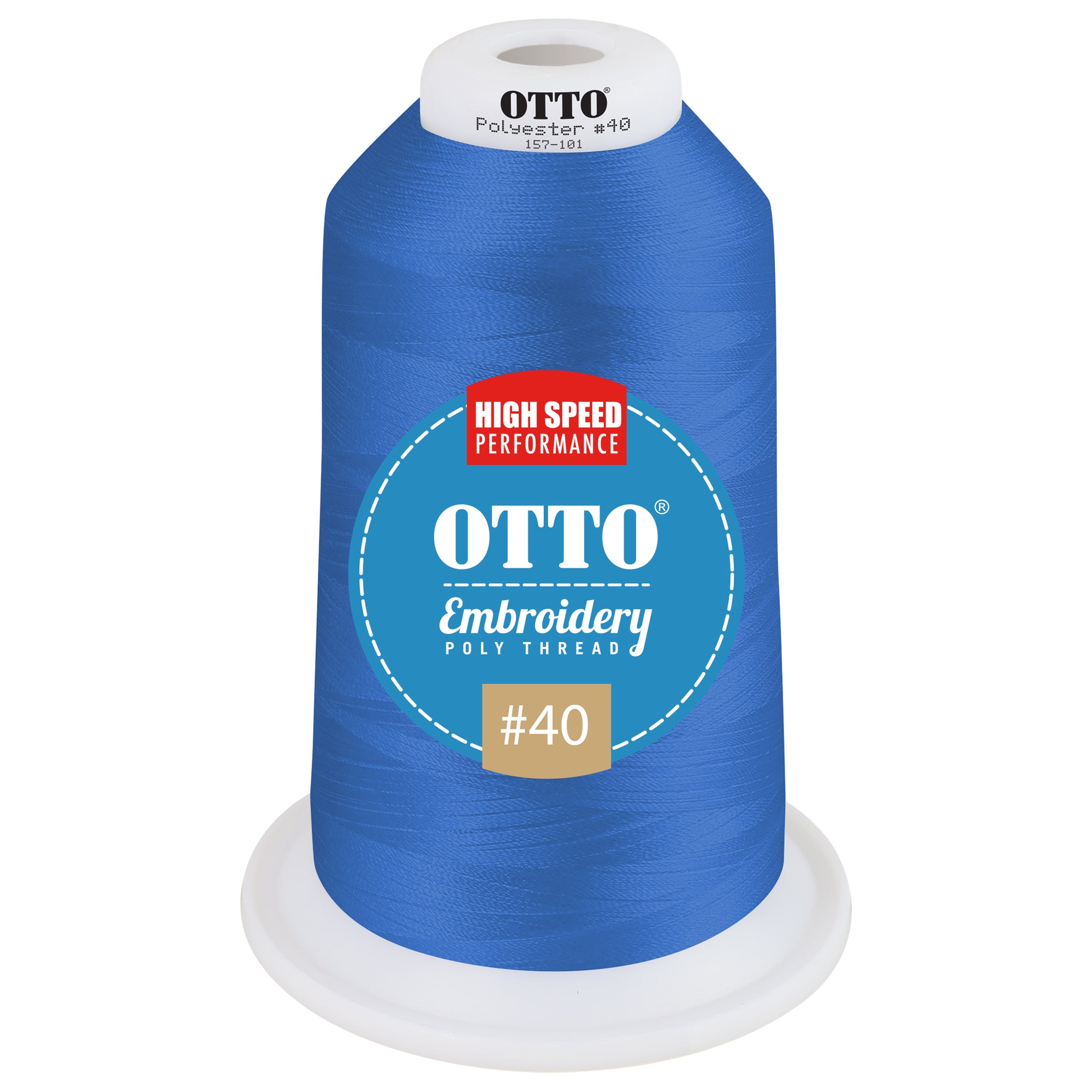 Front View of 47686 - Thread 47686 OTTO Embroidery Poly Thread #40 5,500 yd. King Cone