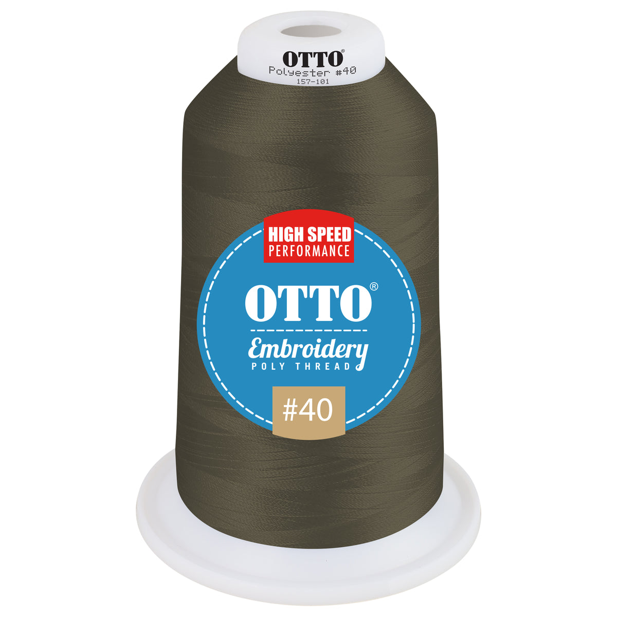 Front View of 47771 - Thread 47771 OTTO Embroidery Poly Thread #40 5,500 yd. King Cone