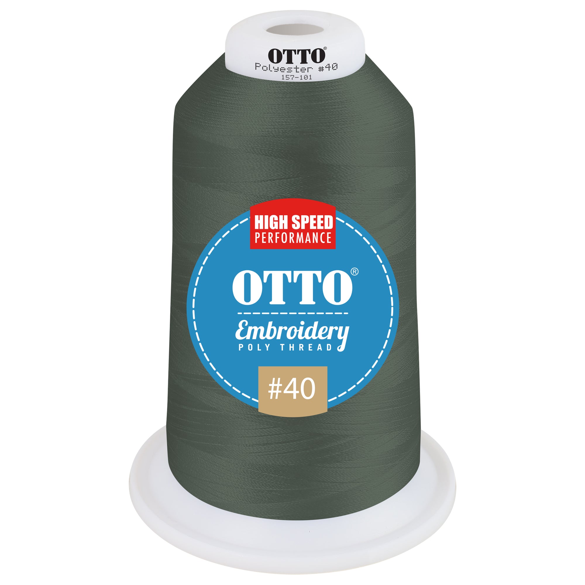 Front View of 48522 - Thread 48522 OTTO Embroidery Poly Thread #40 5,500 yd. King Cone