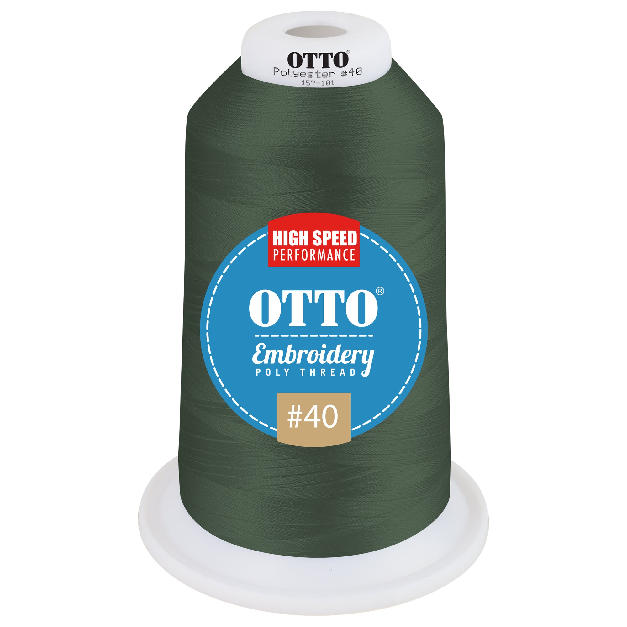 Front View of 48523 - Thread 48523 OTTO Embroidery Poly Thread #40 5,500 yd. King Cone