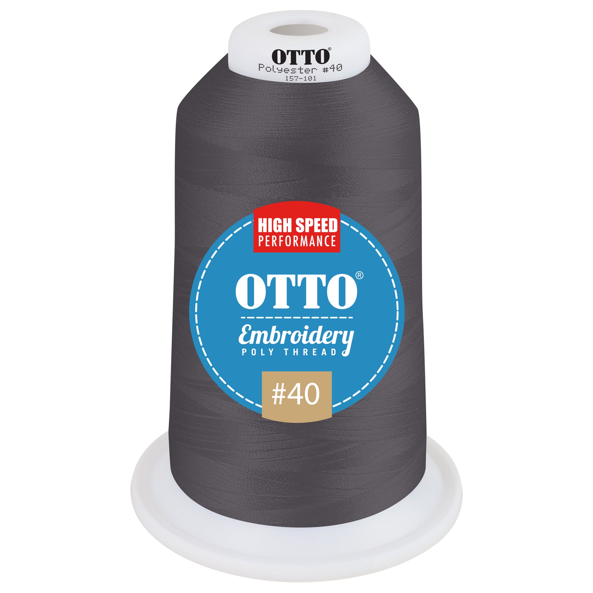 Front View of 48604 - Thread 48604 OTTO Embroidery Poly Thread #40 5,500 yd. King Cone