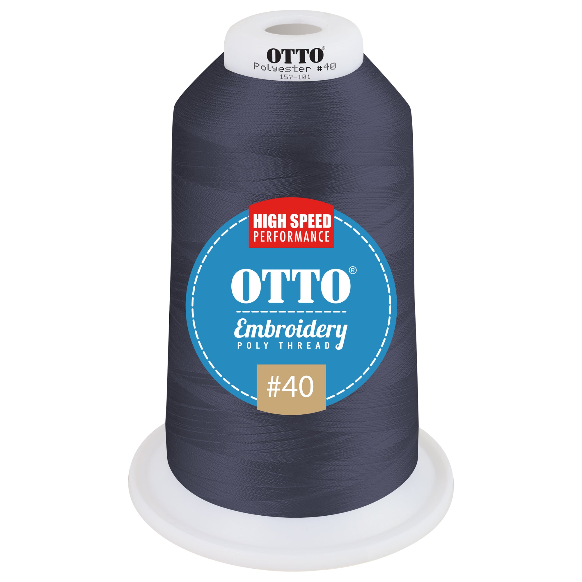 Front View of 48605 - Thread 48605 OTTO Embroidery Poly Thread #40 5,500 yd. King Cone