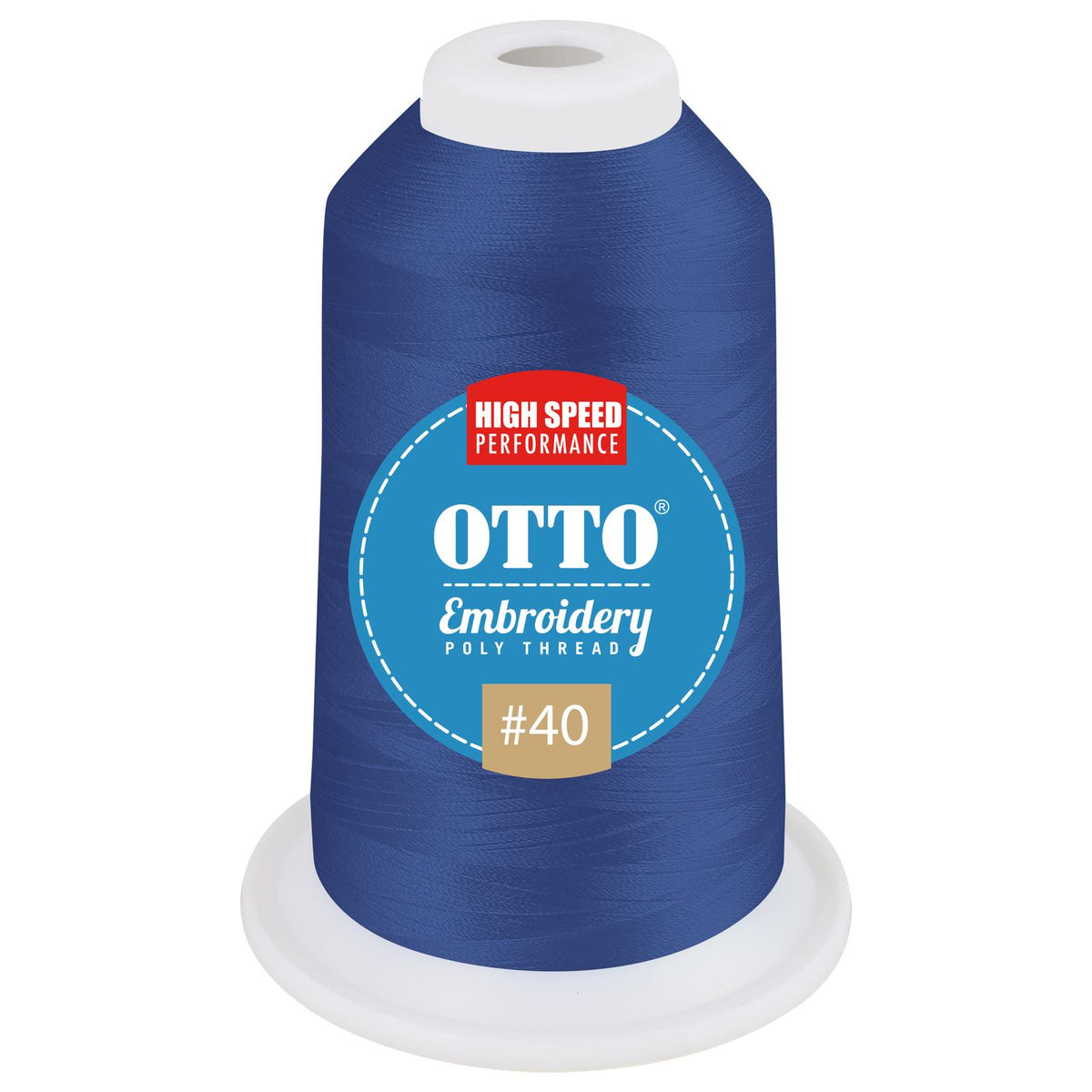 Front View of 48783 - Thread 48783 OTTO Embroidery Poly Thread #40 1,100 yd. Cone