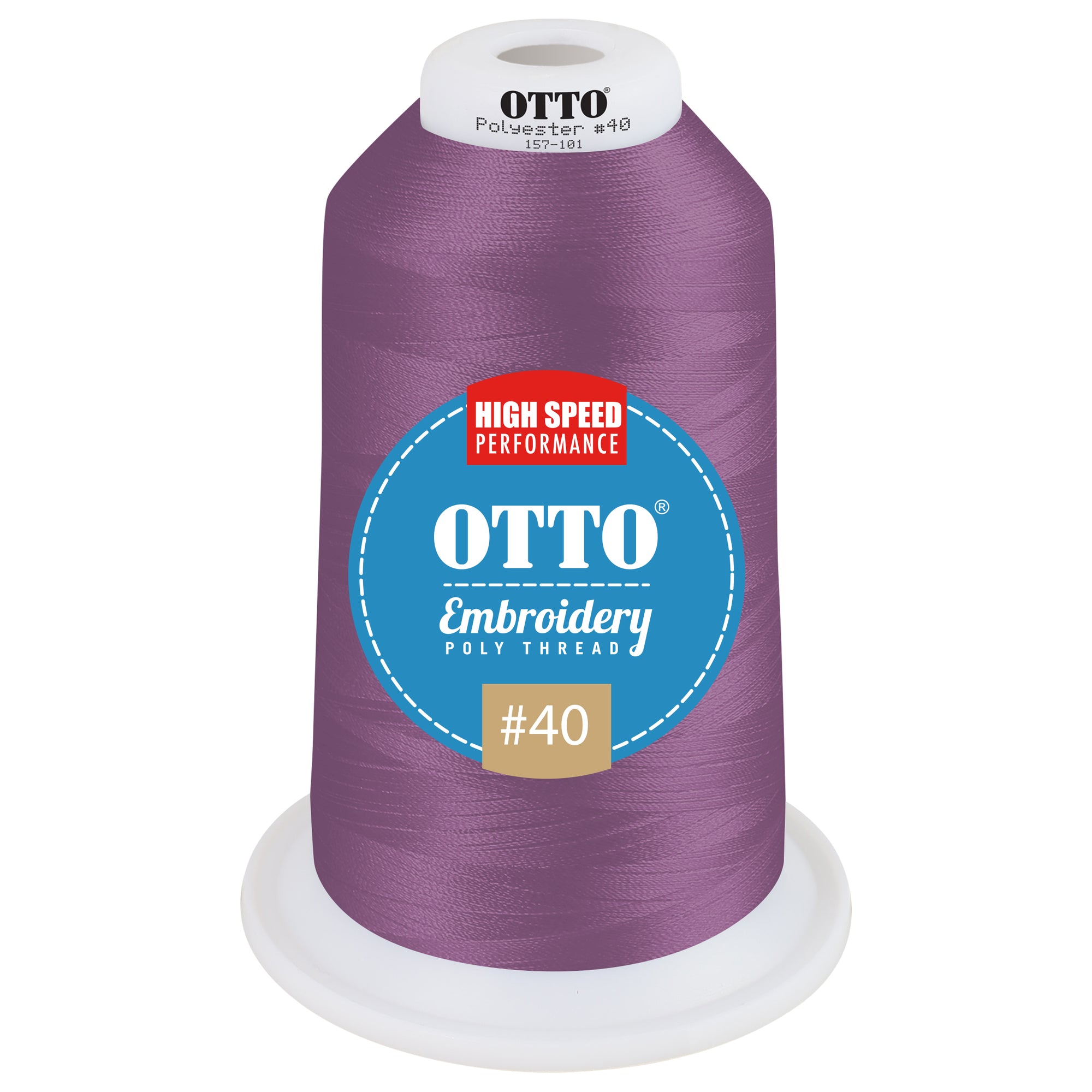 Front View of 48824 - Thread 48824 OTTO Embroidery Poly Thread #40 5,500 yd. King Cone