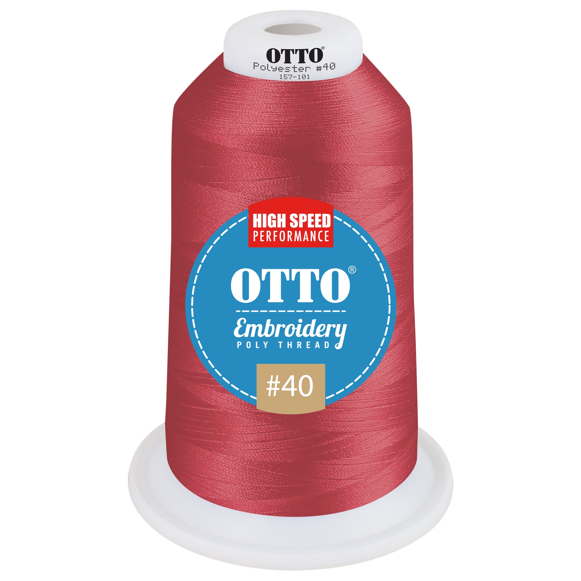Front View of 48862 - Thread 48862 OTTO Embroidery Poly Thread #40 5,500 yd. King Cone
