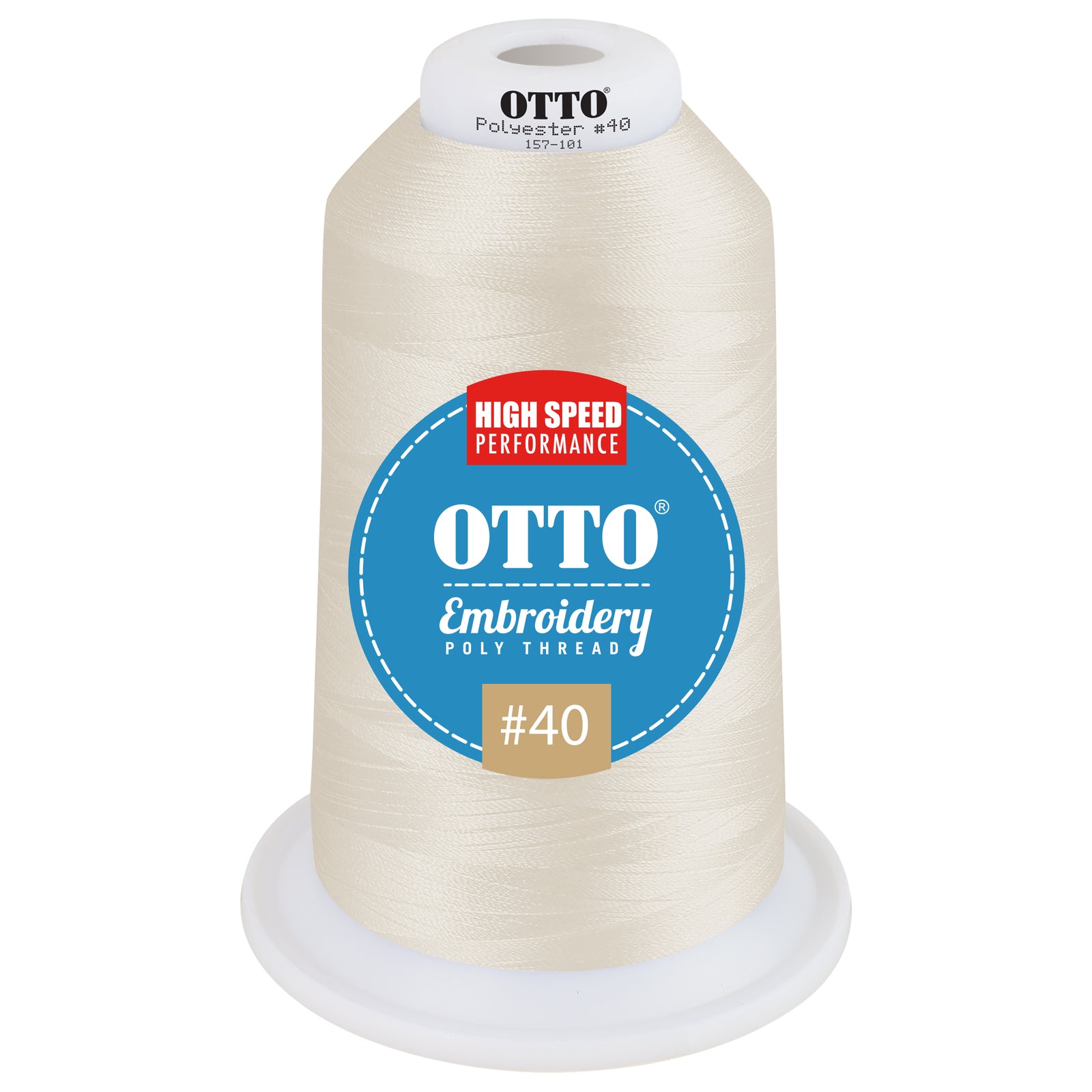 Front View of 49083 - Thread 49083 OTTO Embroidery Poly Thread #40 5,500 yd. King Cone