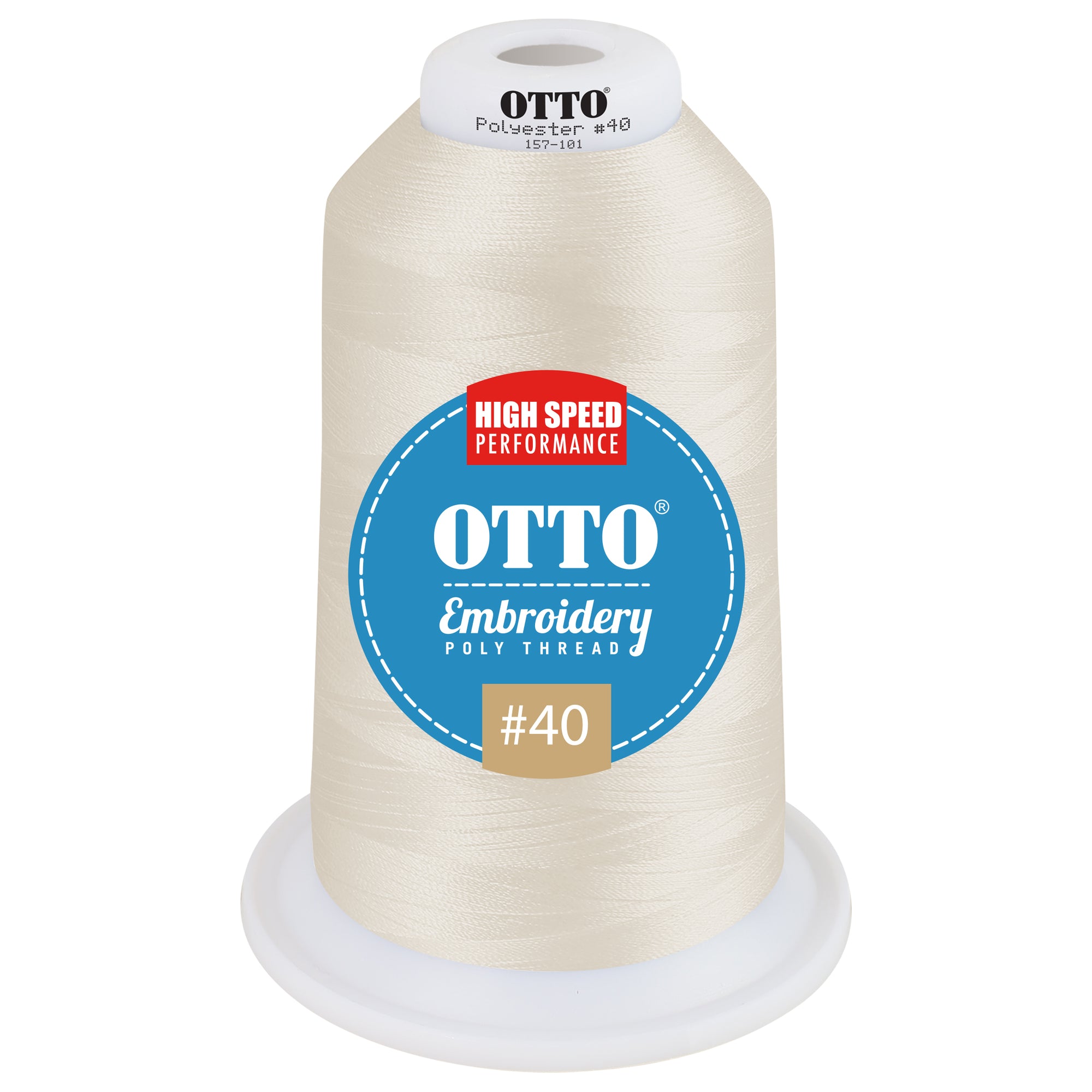 Front View of 49083 - Thread 49083 OTTO Embroidery Poly Thread #40 5,500 yd. King Cone