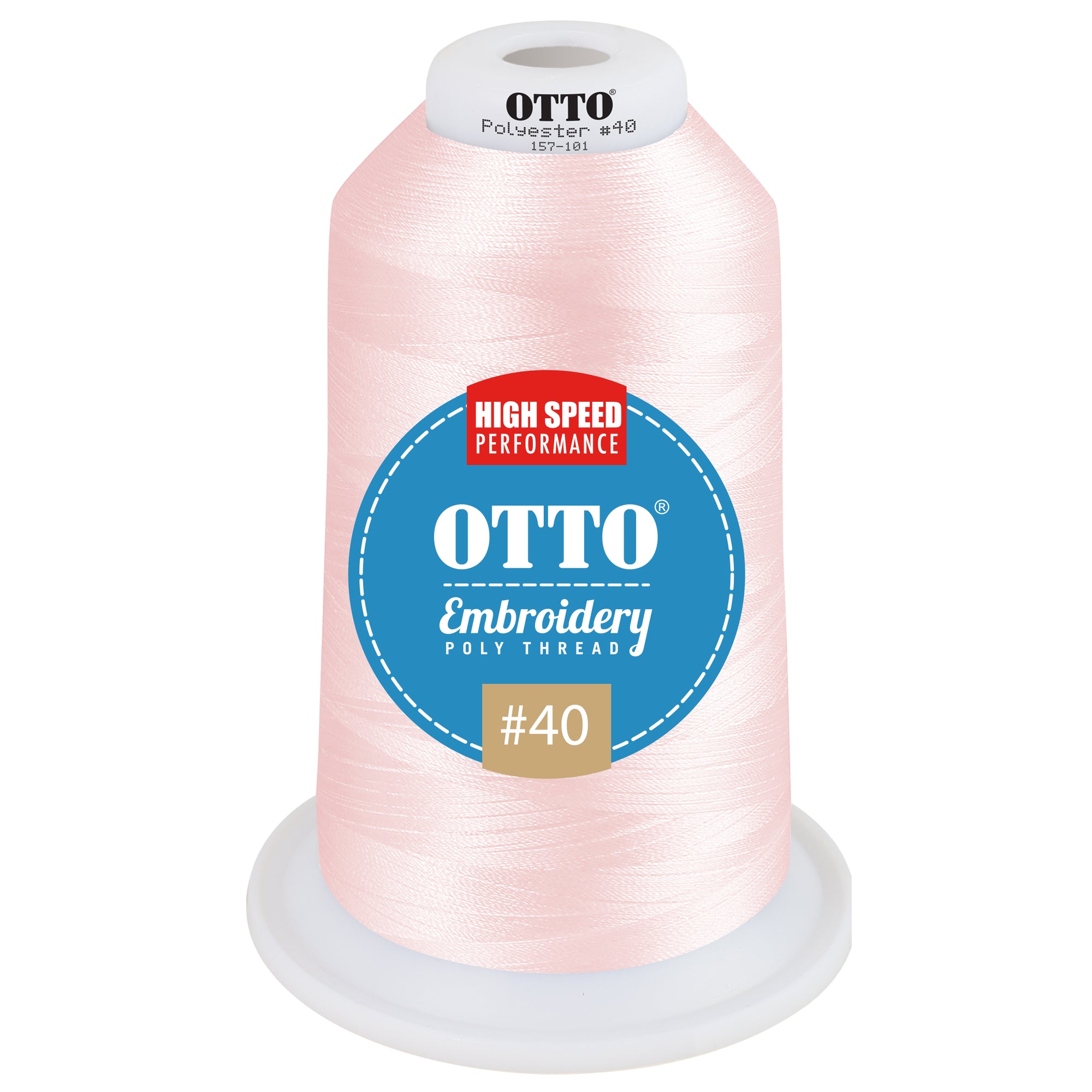 Front View of 49286 - Thread 49286 OTTO Embroidery Poly Thread #40 5,500 yd. King Cone