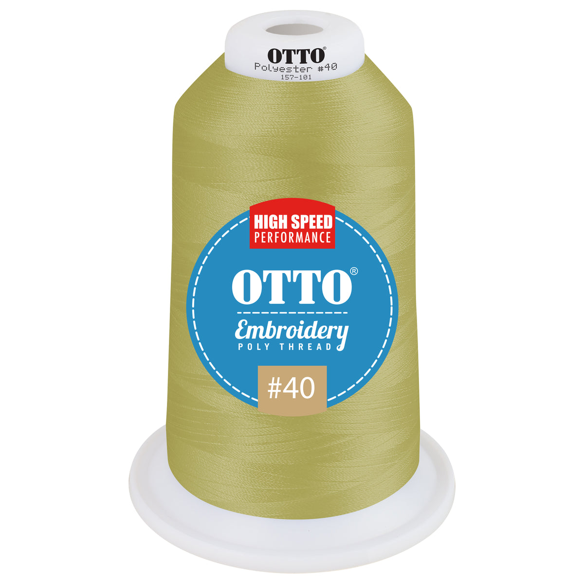 Front View of 510107 - Thread 510107 OTTO Embroidery Poly Thread #40 5,500 yd. King Cone