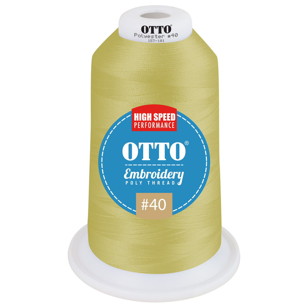 Front View of 510108 - Thread 510108 OTTO Embroidery Poly Thread #40 5,500 yd. King Cone