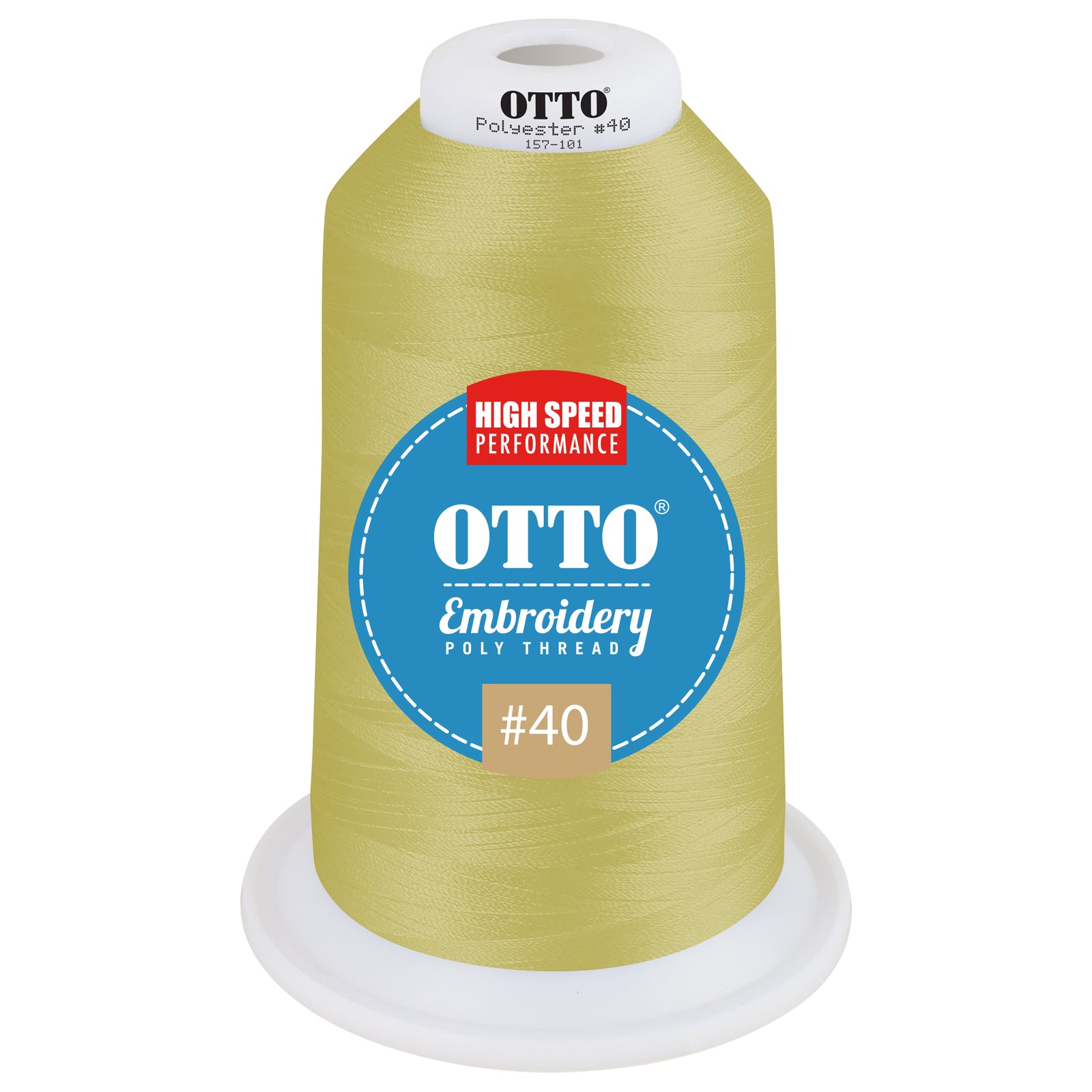 Front View of 510108 - Thread 510108 OTTO Embroidery Poly Thread #40 5,500 yd. King Cone