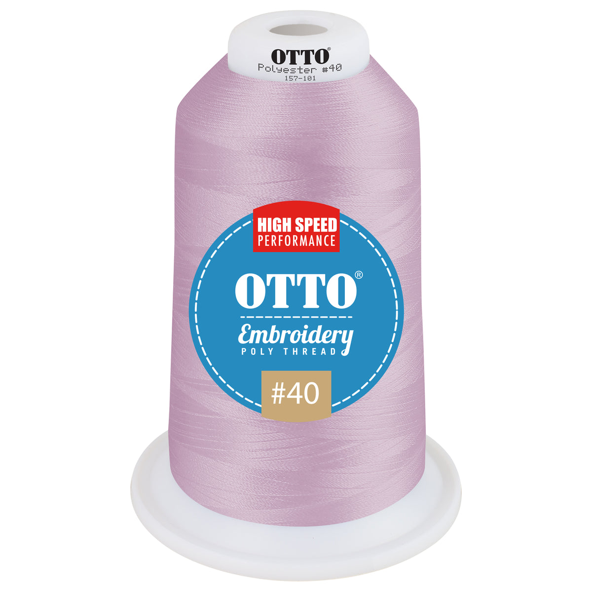 Front View of 510185 - Thread 510185 OTTO Embroidery Poly Thread #40 5,500 yd. King Cone