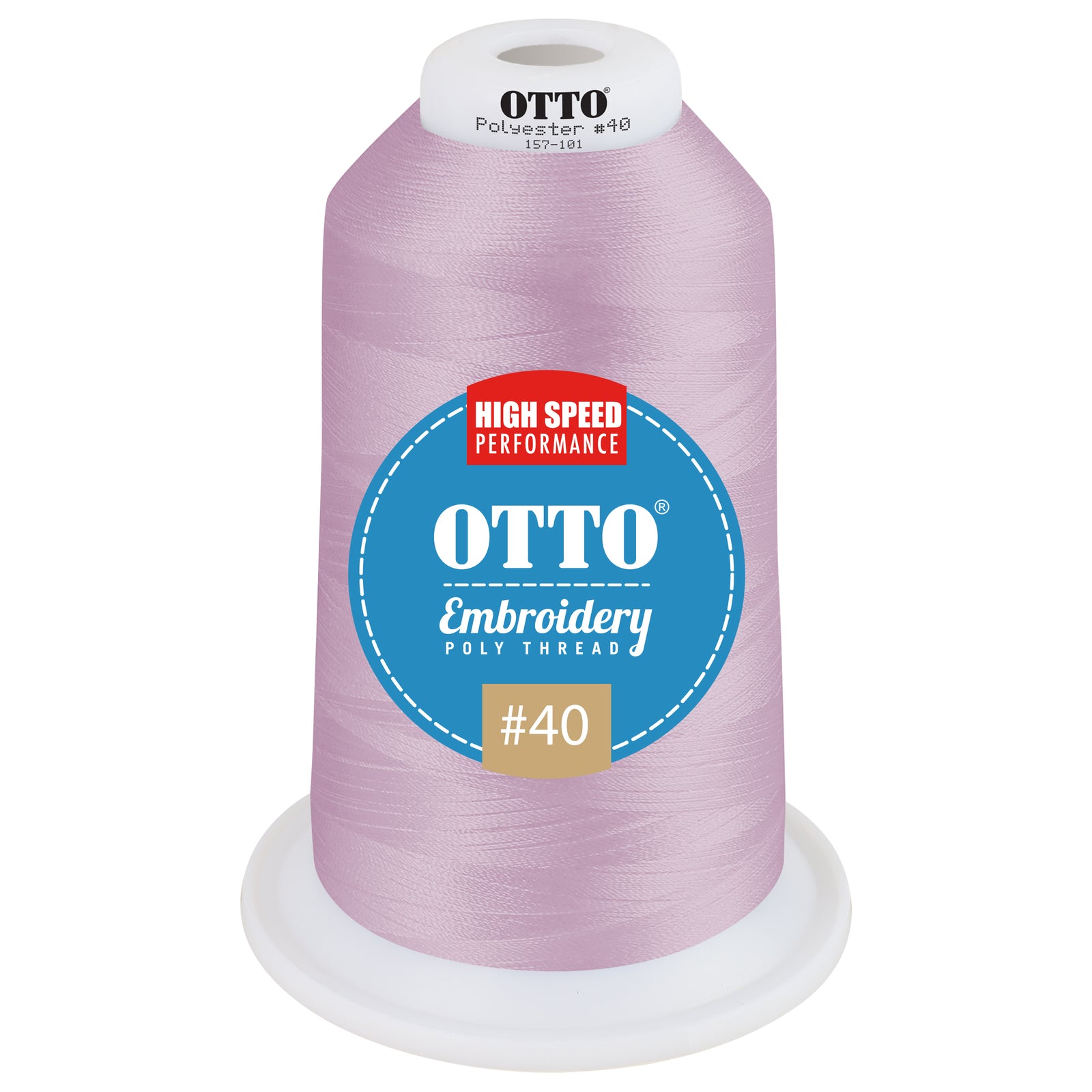 Front View of 510185 - Thread 510185 OTTO Embroidery Poly Thread #40 5,500 yd. King Cone