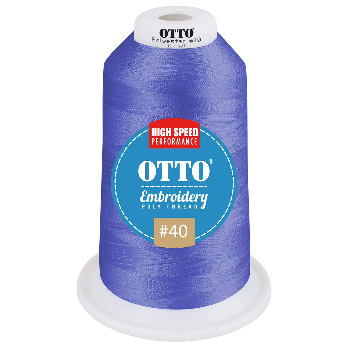 Front View of 510243 - Thread 510243 OTTO Embroidery Poly Thread #40 5,500 yd. King Cone