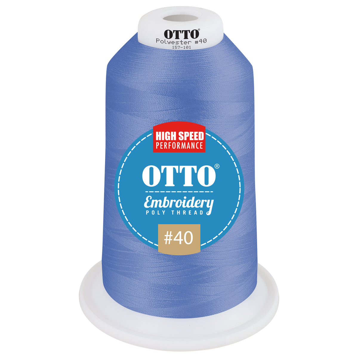 Front View of 510246 - Thread 510246 OTTO Embroidery Poly Thread #40 5,500 yd. King Cone