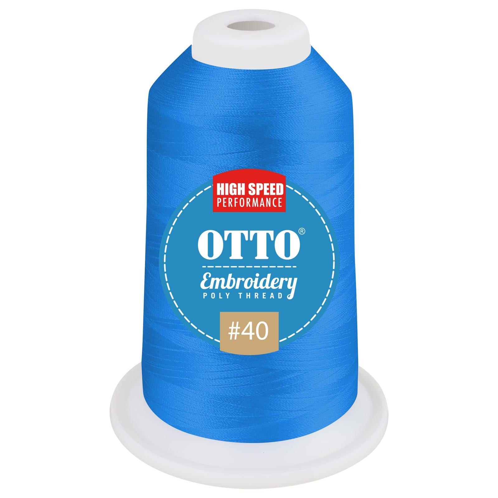 Front View of 510273 - Thread 510273 OTTO Embroidery Poly Thread #40 1,100 yd. Cone