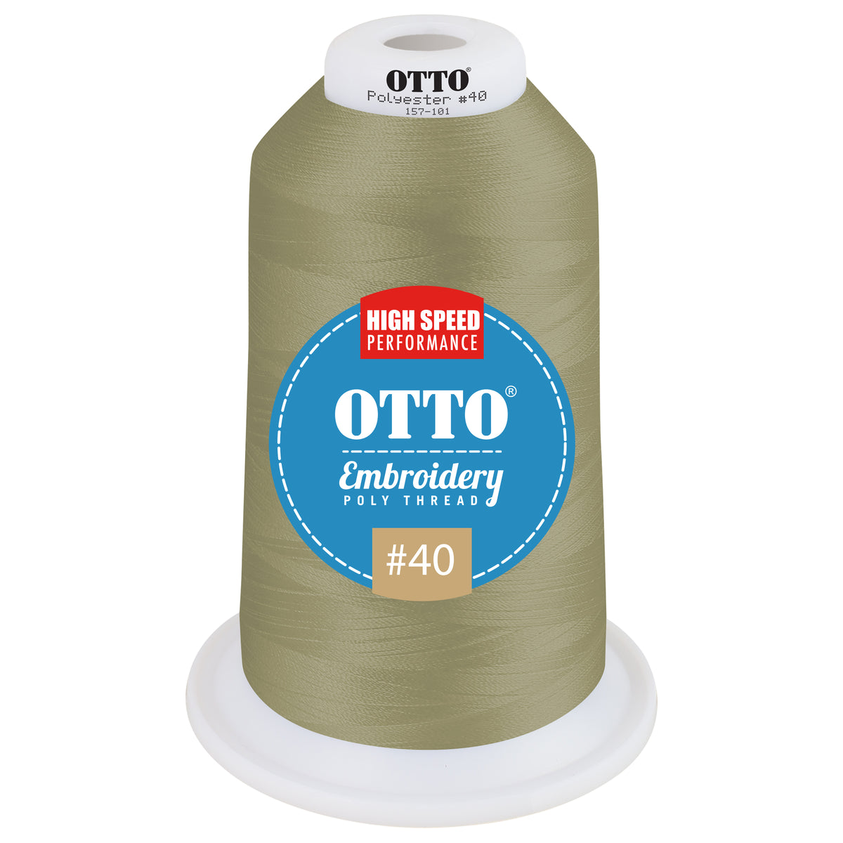 Front View of 510336 - Thread 510336 OTTO Embroidery Poly Thread #40 5,500 yd. King Cone