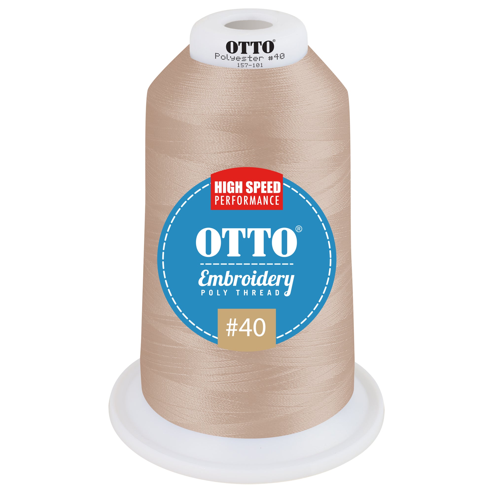 Front View of 510346 - Thread 510346 OTTO Embroidery Poly Thread #40 5,500 yd. King Cone