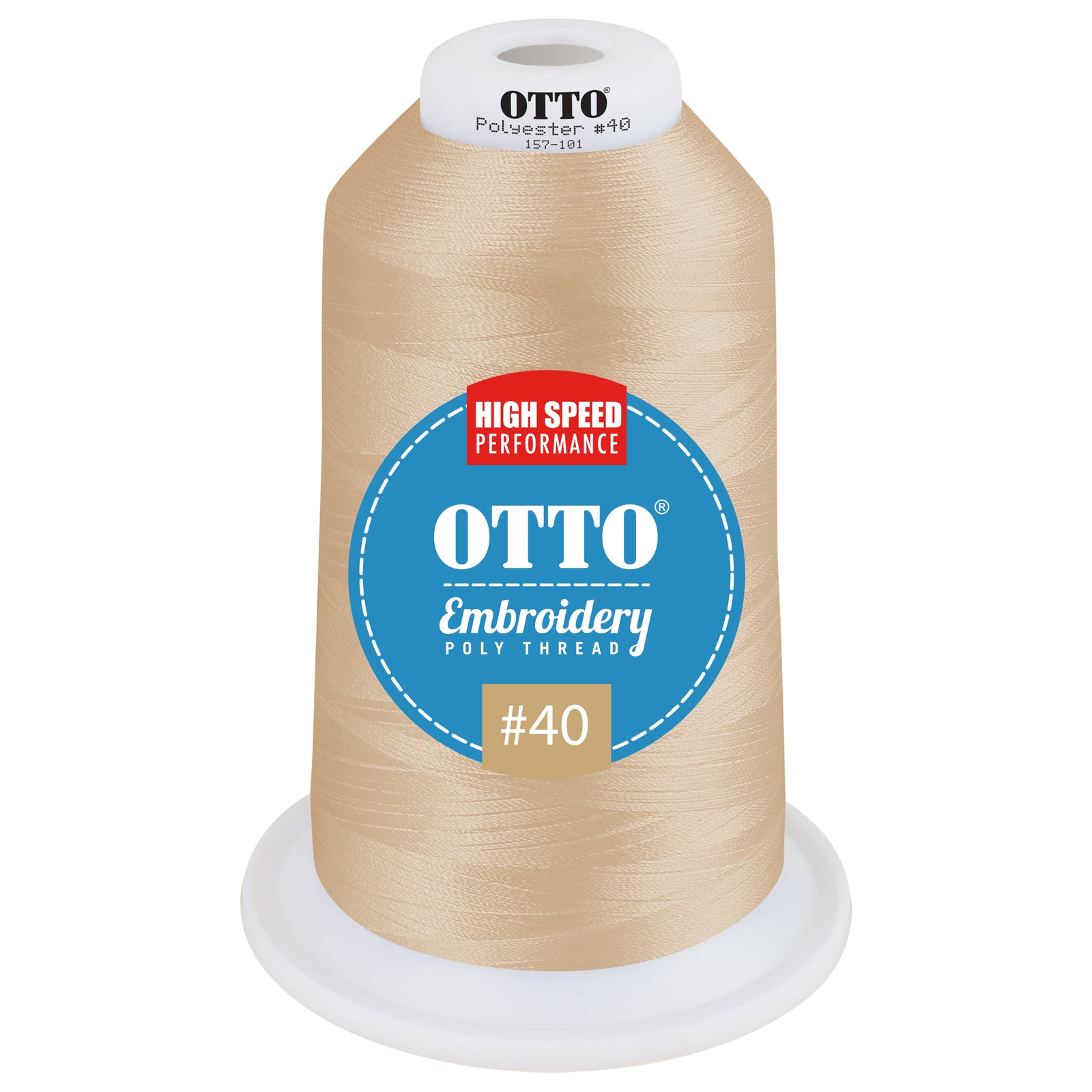 Front View of 510353 - Thread 510353 OTTO Embroidery Poly Thread #40 5,500 yd. King Cone