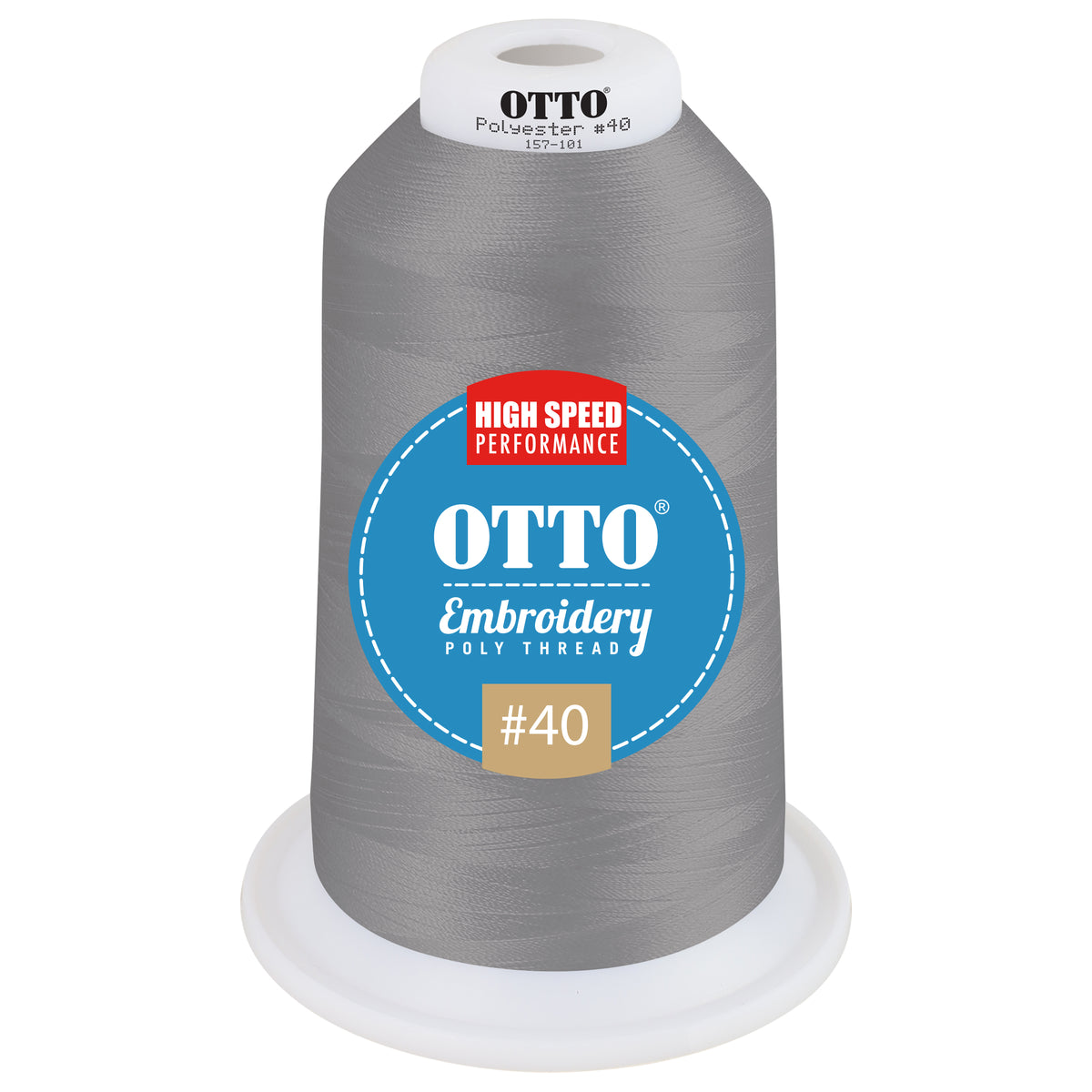 Front View of 510389 - Thread 510389 OTTO Embroidery Poly Thread #40 5,500 yd. King Cone