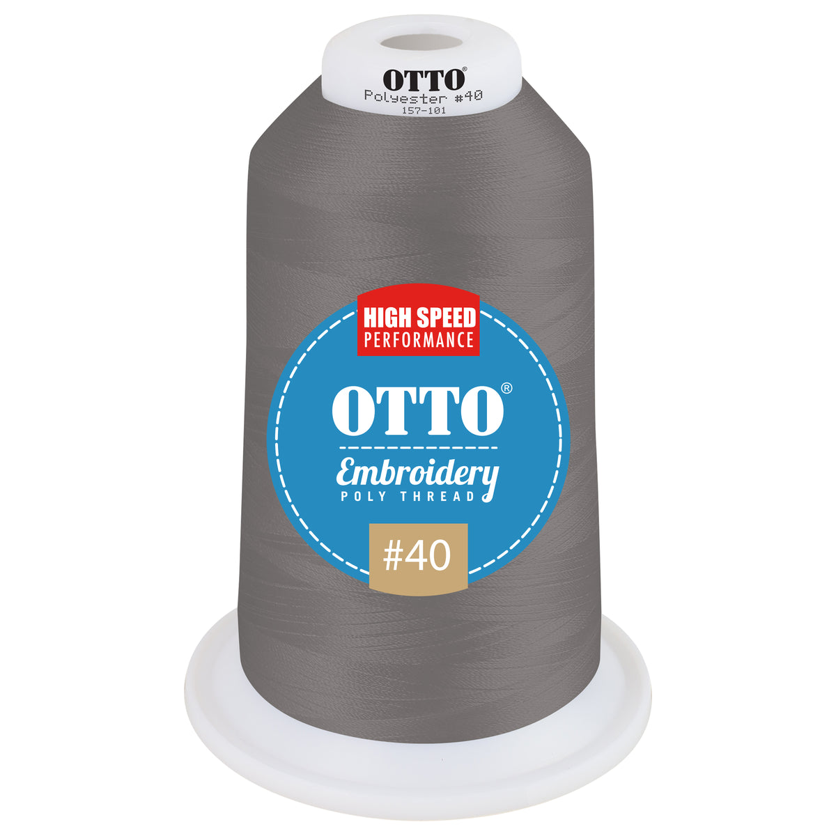 Front View of 510395 - Thread 510395 OTTO Embroidery Poly Thread #40 5,500 yd. King Cone